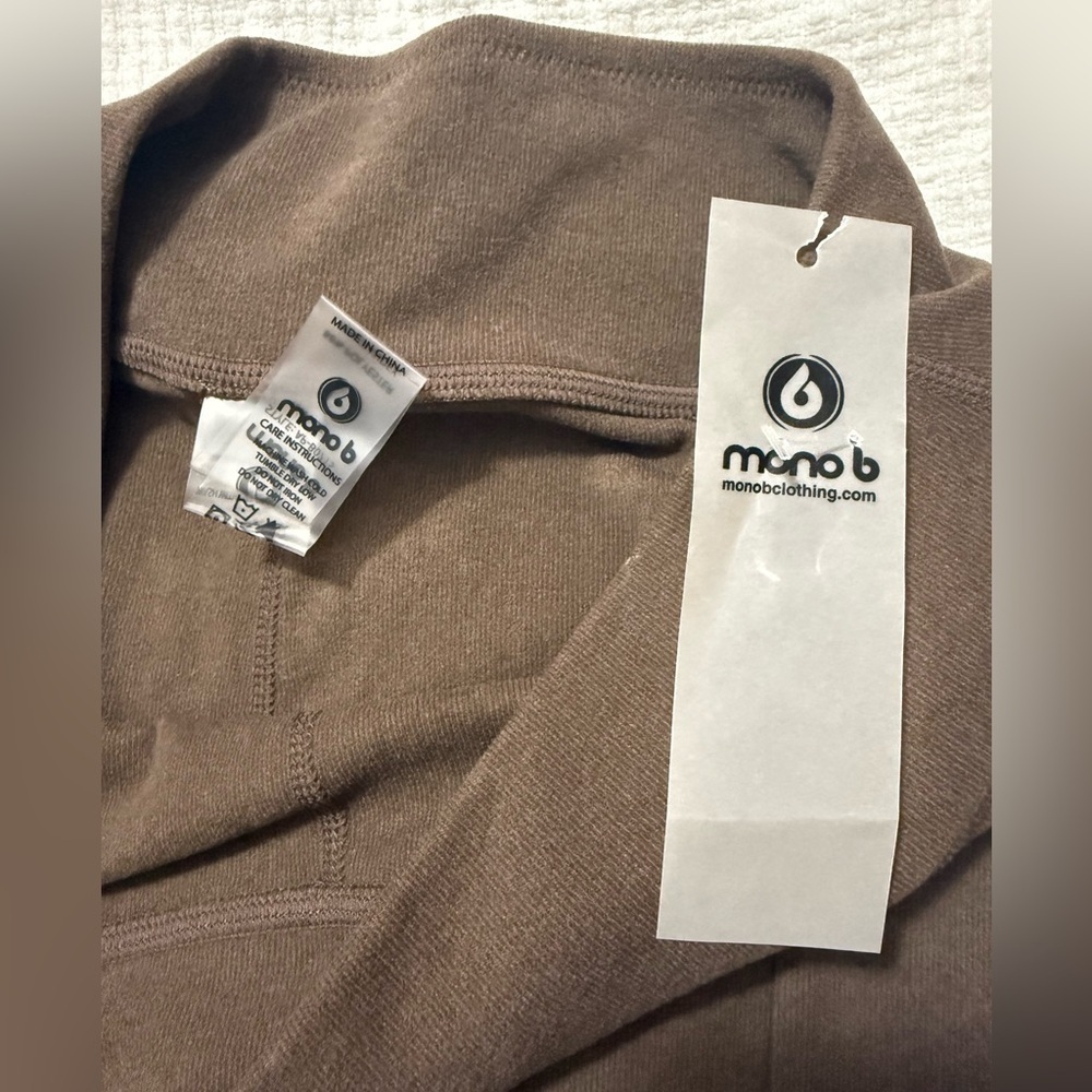 Mono B Brown leggings - NWOT - Picture 2 of 11
